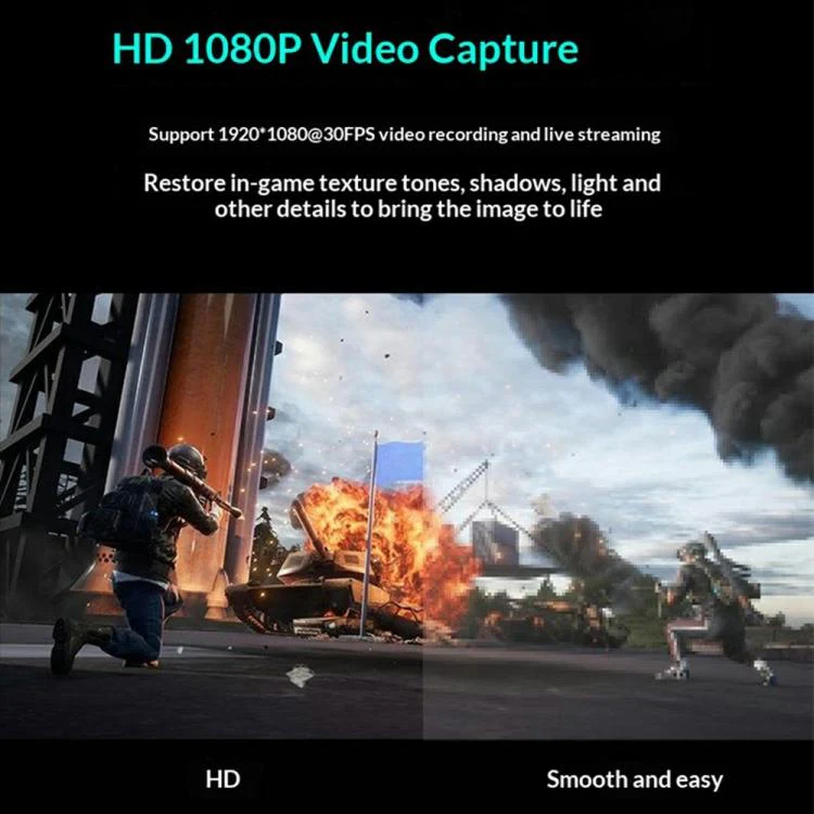 HU-04 USB 2.0 Video Capture Card 4K Input 1080P Output Converter - Image 4