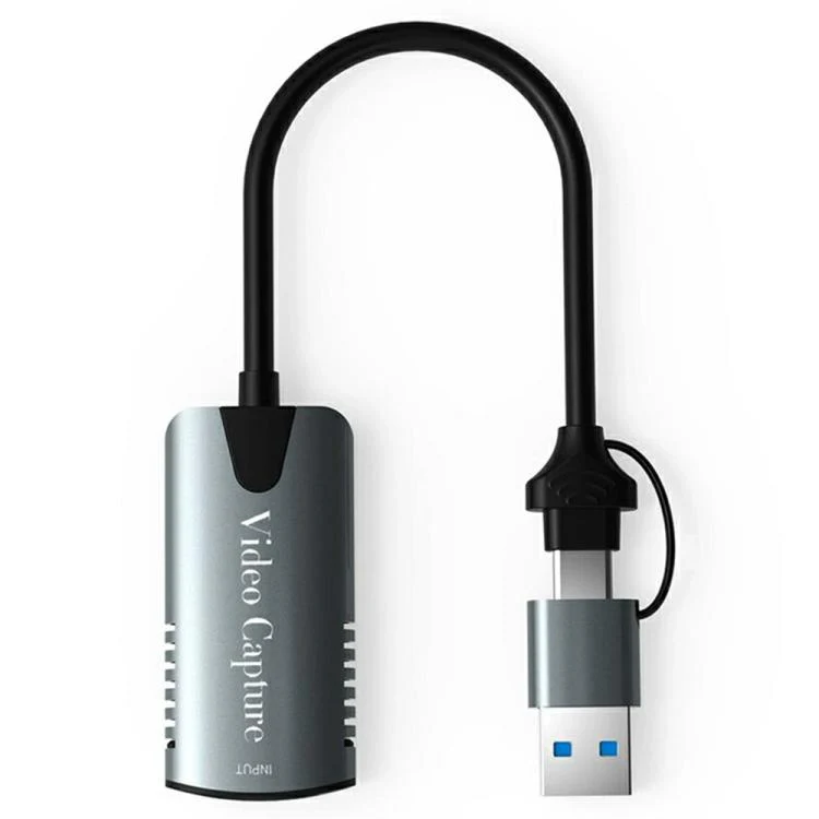 HU-04A 1080P 60Hz HDMI to Type-C / USB 2 in 1 Video Capture Card - Image 2