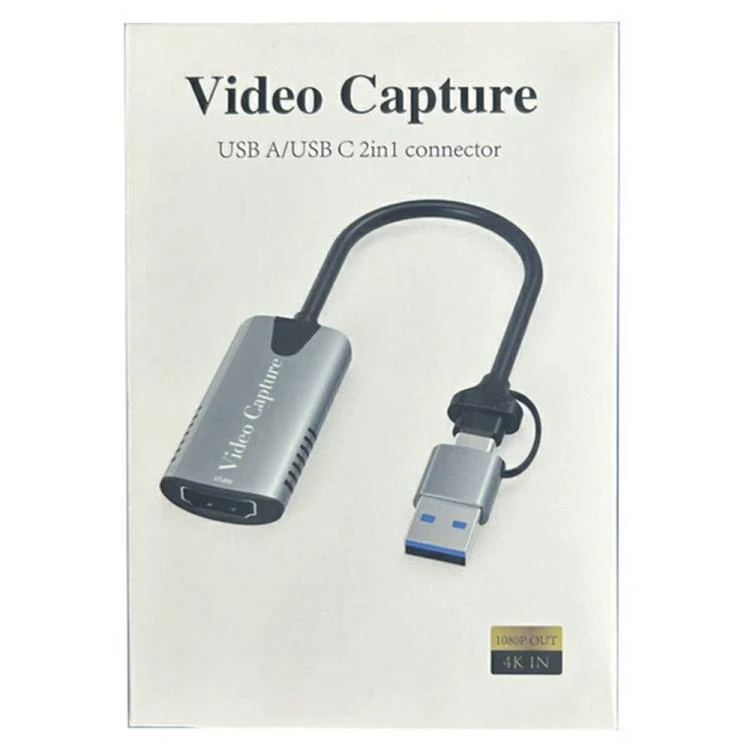 HU-04A 1080P 60Hz HDMI to Type-C / USB 2 in 1 Video Capture Card - Image 7