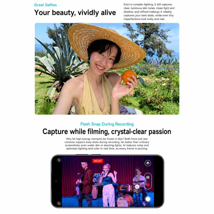 Huawei nova 16, 12GB+256GB, Side Fingerprint Identification, 6.68 inch HarmonyOS 6.1 Kirin 9010S Octa Cora, NFC, OTG, Not Support Google Play (White) - Image 9