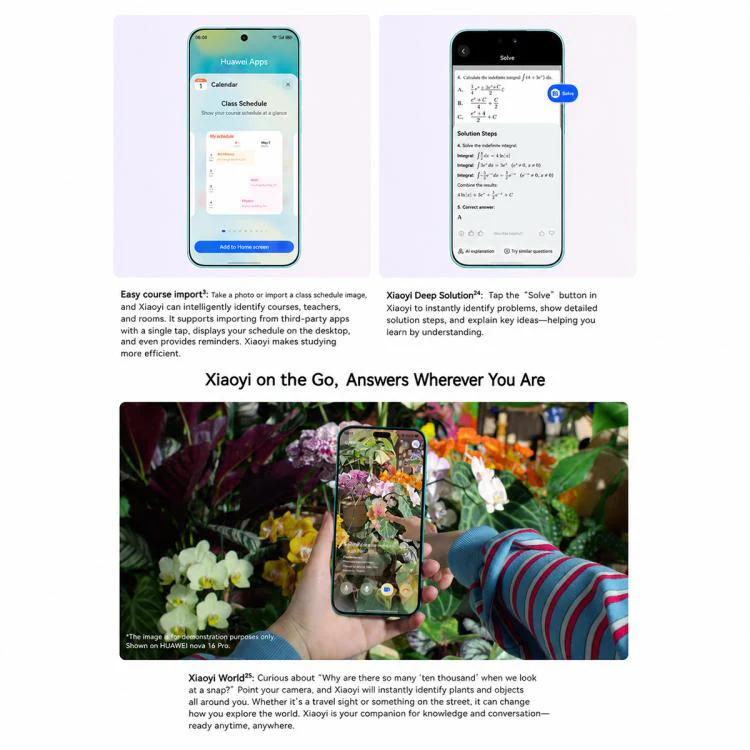 Huawei nova 16, 12GB+512GB, Side Fingerprint Identification, 6.68 inch HarmonyOS 6.1 Kirin 9010S Octa Cora, NFC, OTG, Not Support Google Play (Blue Pink) - Image 16