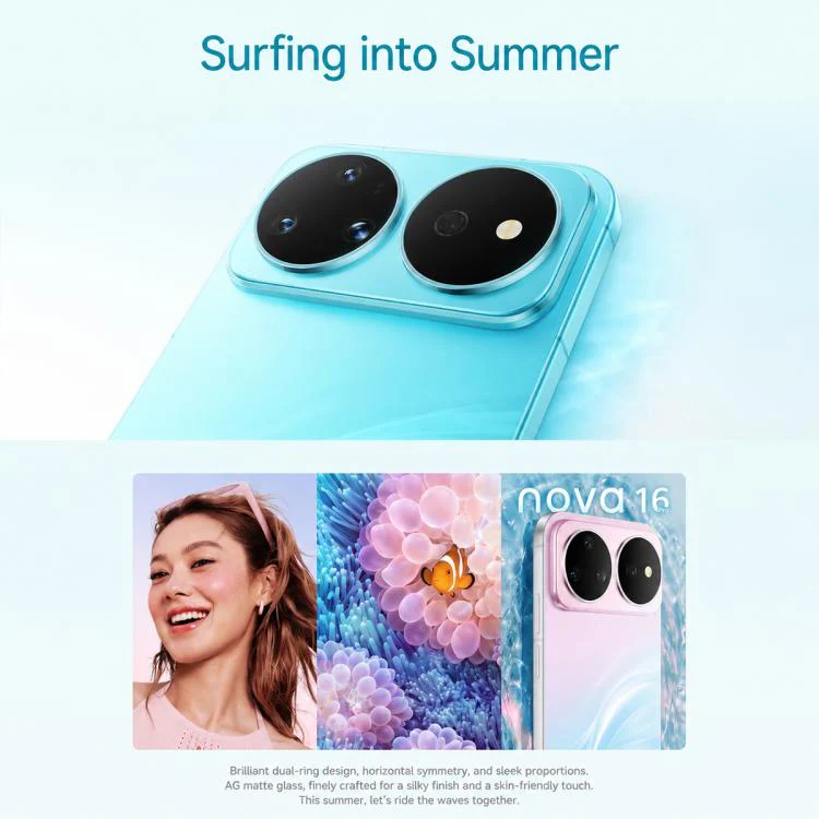 Huawei nova 16 Pro, 12GB+1TB, Side Fingerprint Identification, 6.84 inch HarmonyOS 6.1 Kirin 9010S Octa Cora, NFC, OTG, Not Support Google Play (Blue) - Image 6