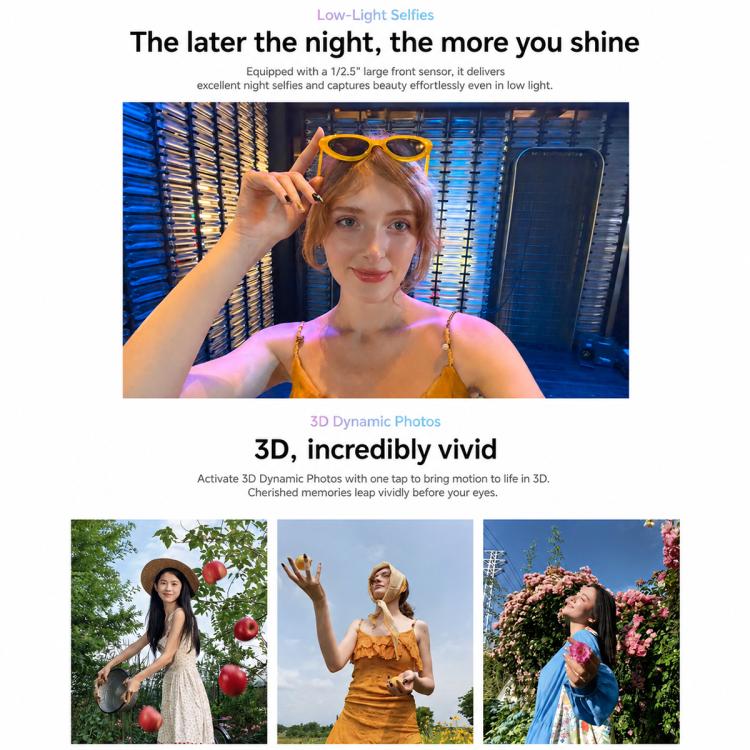 Huawei nova 16z, 12GB+256GB, Side Fingerprint Identification, 6.7 inch HarmonyOS 6.1 Kirin 8020 Octa Cora, NFC, OTG, Not Support Google Play (Colour) - Image 10