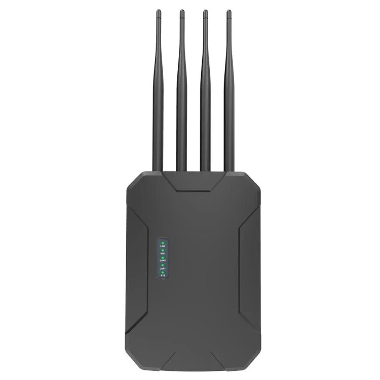 HW1800S WiFi 6 Outdoor Wireless Access Point 1800Mbps Waterproof Dual Band Gigabit Router, Plug:AU Plug(Black)