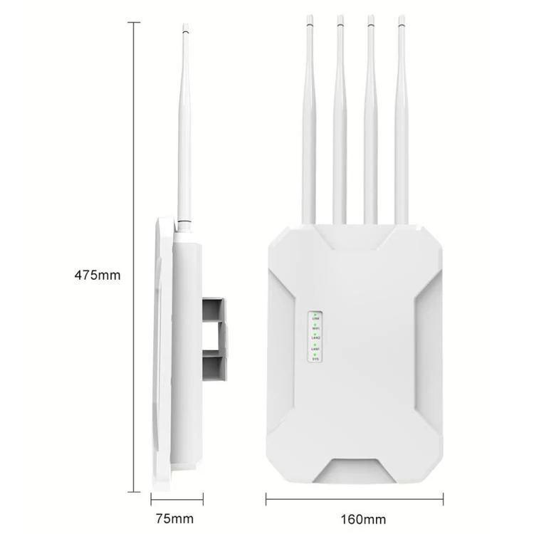 HW1800S WiFi 6 Outdoor Wireless Access Point 1800Mbps Waterproof Dual Band Gigabit Router, Plug:AU Plug(Black) - Image 3
