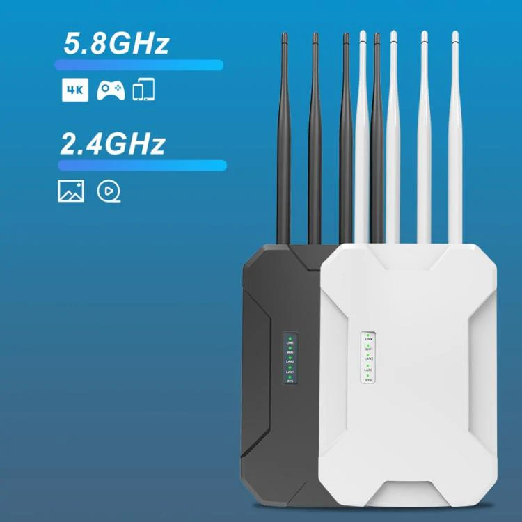 HW1800S WiFi 6 Outdoor Wireless Access Point 1800Mbps Waterproof  Dual Band Gigabit Router, Plug:UK Plug(White) - Image 9