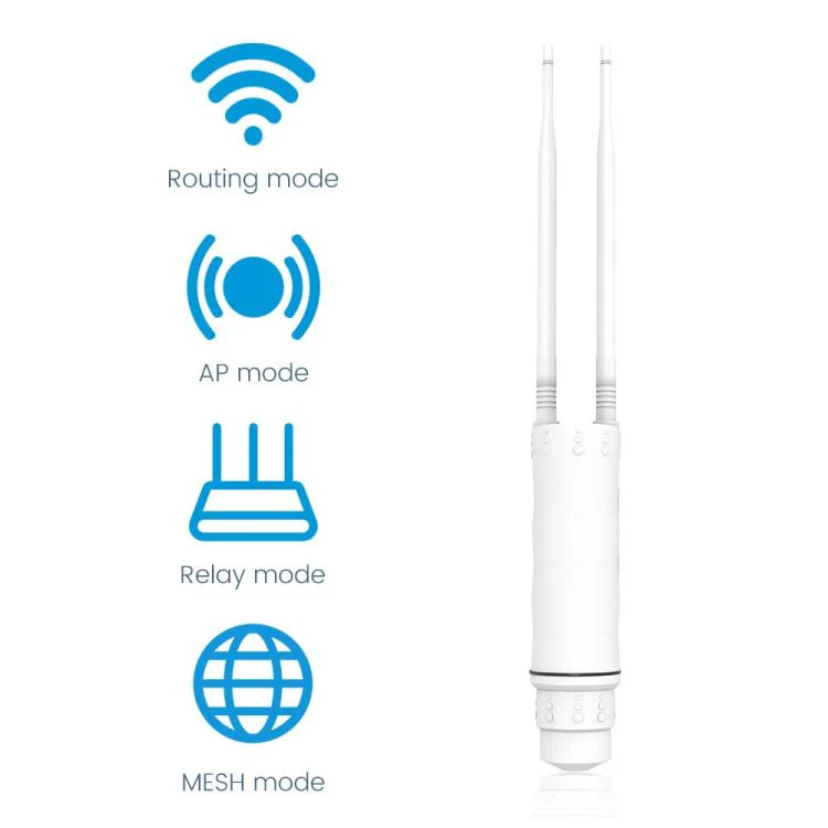 HW1800Y IP67 Waterproof Outdoor AP Repeater WiFi 6 AX1800 2.4 / 5.8G Dual Band MESH Router, Plug:EU Plug - Image 8