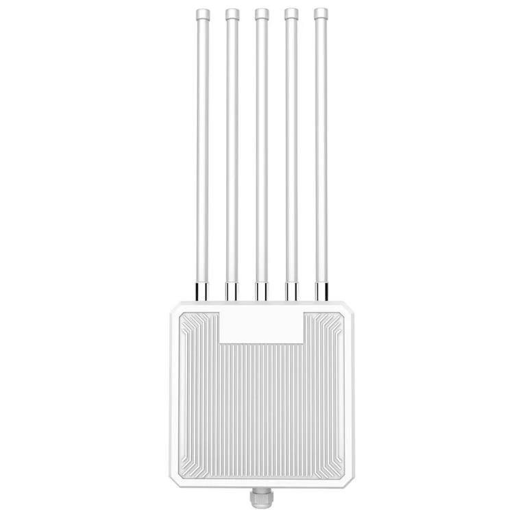 HW3000L IP67 Waterproof 3000Mbps WiFi 6 2.4 / 5G Dual Band High Gain Antenna POE Router, Plug:AU Plug(White Antenna) - Image 2