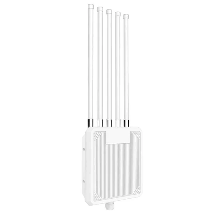 HW3000L IP67 Waterproof 3000Mbps WiFi 6 2.4 / 5G Dual Band High Gain Antenna POE Router, Plug:AU Plug(White Antenna) - Image 3