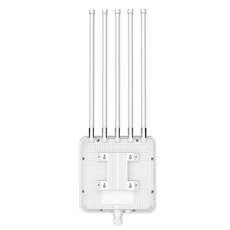 HW3000L IP67 Waterproof 3000Mbps WiFi 6 2.4 / 5G Dual Band High Gain Antenna POE Router, Plug:EU Plug(Grey Antenna) - Image 4