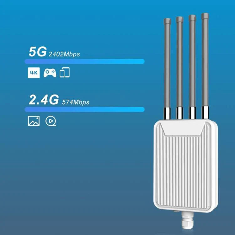 HW3000M AX3000 Outdoor Wireless AP WiFi 6 Dual Band WiFi Router 3000Mbps High Power Modem, Plug:US Plug - Image 8