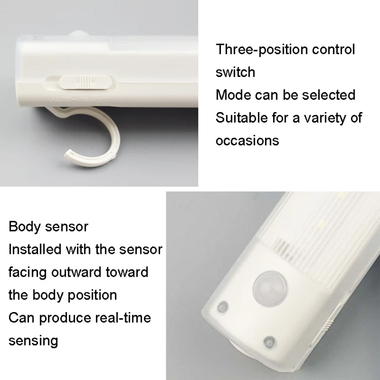 HWX-001 LED Smart Sensing Light Corridor Wireless Night Lamp(White) - Image 3