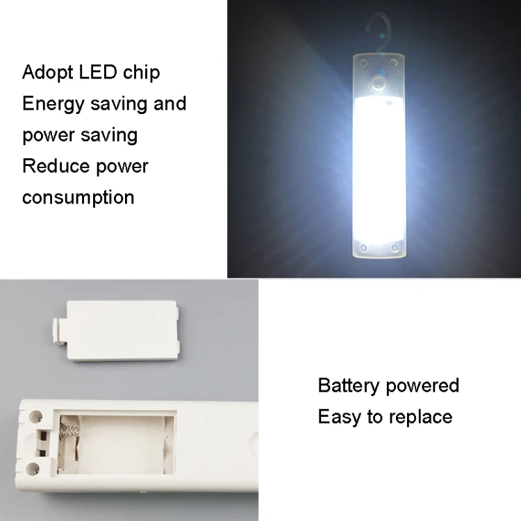 HWX-001 LED Smart Sensing Light Corridor Wireless Night Lamp(White) - Image 4