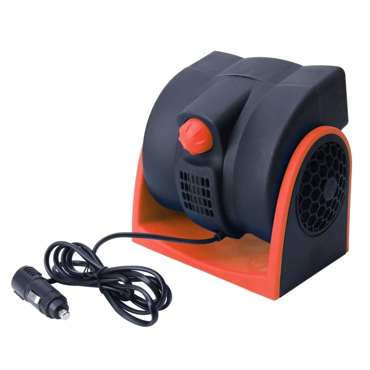 HX-T302 DC 24V 7W Portable Vehicle Cooling Fan Low Noise Silent Cooler Air Conditioner, 2 Speeds Adjustable, Random Color Delivery - Image 3
