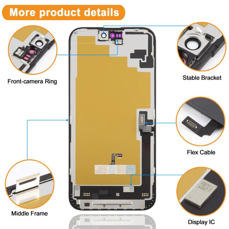 HXL Soft OLED Screen For iPhone 16 Plus - Image 3