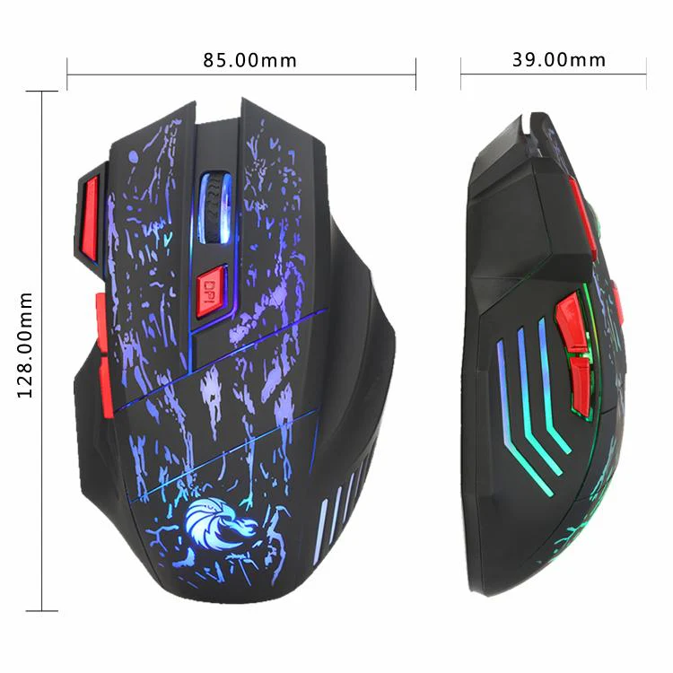 HXSJ Master-P5+V100+H300 Gaming Keyboard and Mouse Adapter Set for PS5(Black) - Image 10