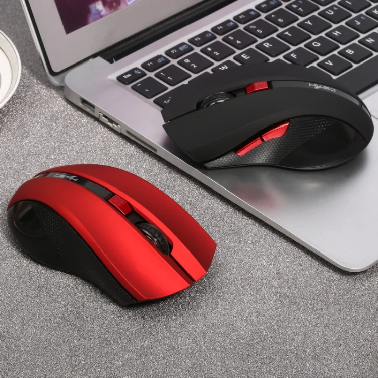 HXSJ X50 2.4G 6 Keys 1600DPI Three-speed Adjustable Wireless Mouse(Black) - Image 6