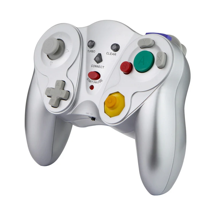 HY-5201 2.4HGz Wireless Gamepad For Nintendo NGC, Color of the product: Silver - Image 2