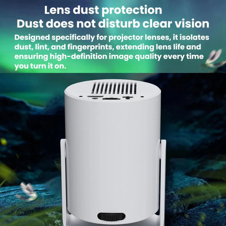 HY300Pro+ Mini Android 13 Short-Throw Projector HD Portable Home Projector EU Plug(White) - Image 2