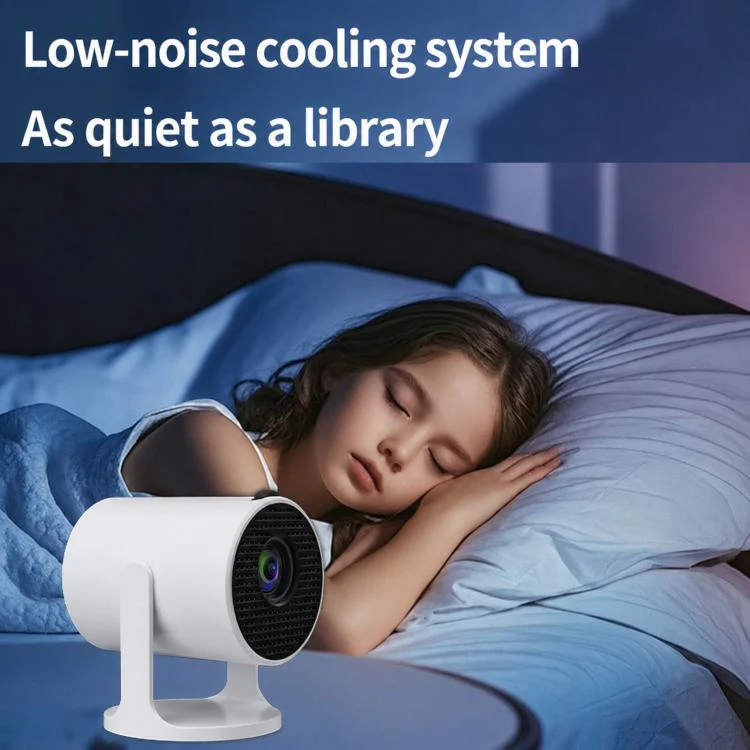 HY300Pro+ Mini Android 13 Short-Throw Projector HD Portable Home Projector US Plug(White) - Image 5