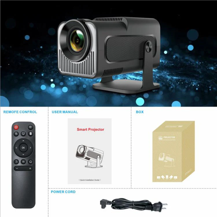 HY320 Mini Android 11 Portable 4K HD Projector With WiFi 6, Bluetooth, 180-Degree Rotation, Wireless Screen Mirroring EU Plug - Image 9