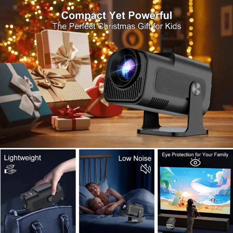 HY320 Mini Android 11 Portable 4K HD Projector With WiFi 6, Bluetooth, 180-Degree Rotation, Wireless Screen Mirroring UK Plug - Image 6