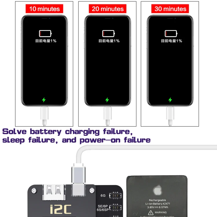 i2C KC01 Multi-function Comprehensive Battery Repair Instrument for iPhone 6-14 Pro Max, Version:Standard Version - Image 6