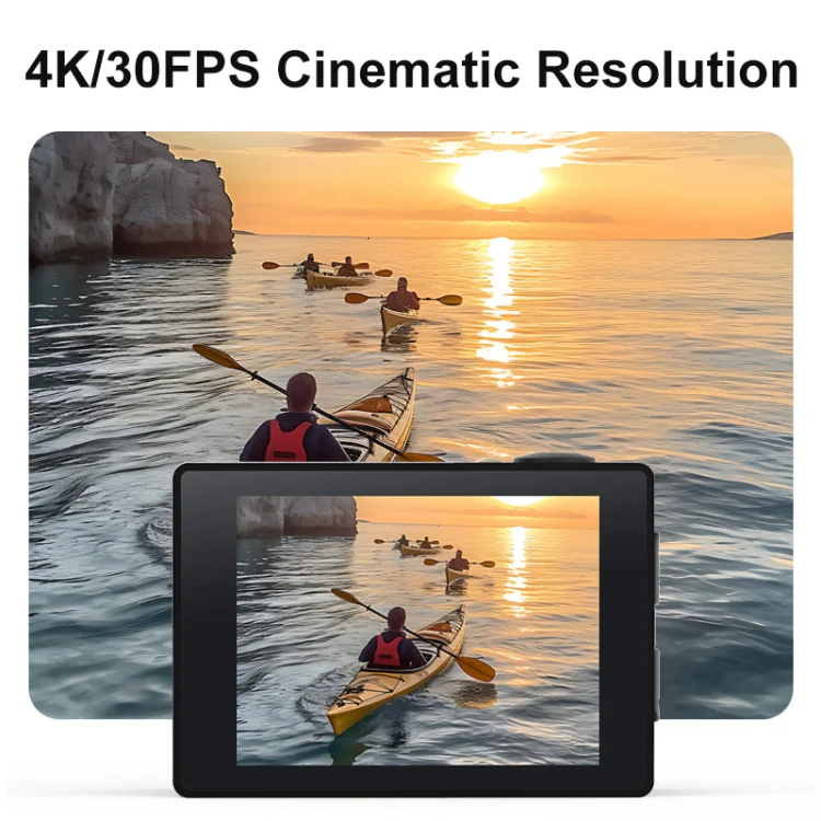 I5-360 2.0 inch IPS HD Screen Wide Angle 4K Action Camera, Specification:without Remote Control - Image 8