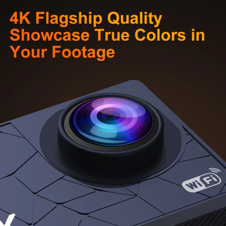 I5-361 2.0 inch IPS HD Screen Wide Angle 4K WiFi Action Camera, Style:without Remote Control - Image 5