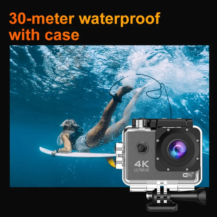I5-361 2.0 inch IPS HD Screen Wide Angle 4K WiFi Action Camera, Style:without Remote Control - Image 7
