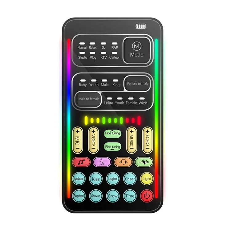 i9 Voice Changer Game Live Broadcast Mobile Computer Sound Card