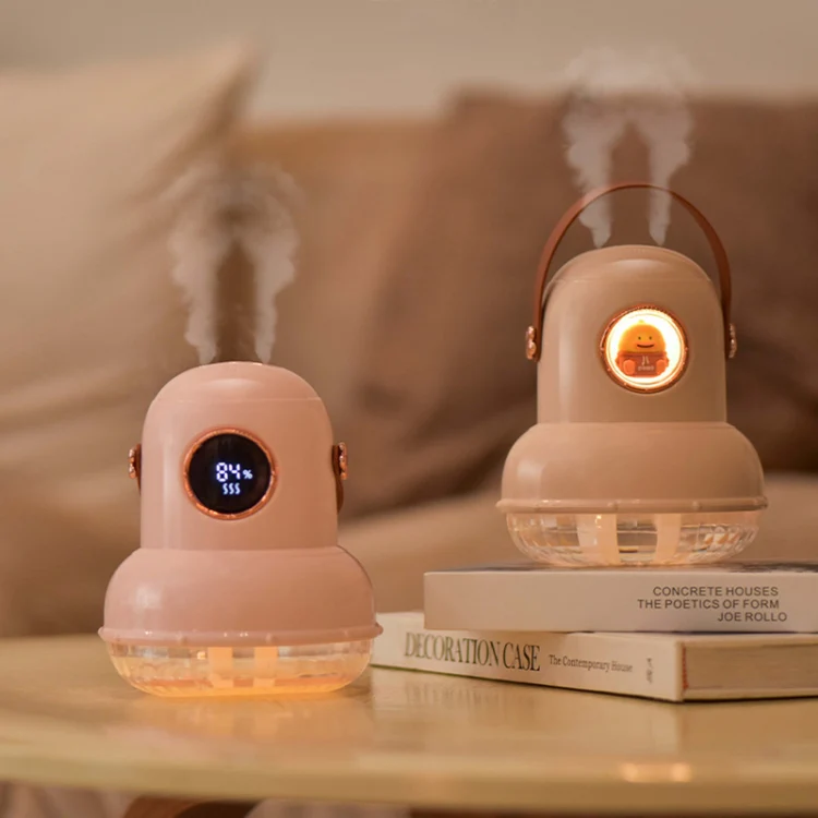 ICARER FAMILY IF-JS01 USB Charging Desktop Night Light Dual-spray Humidifier, Color: Green (Digital) - Image 10