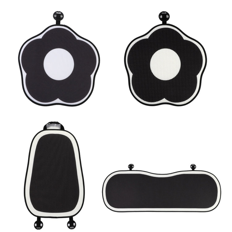 Ice Silk Simple Car Breathable Seat Cushion Cool Pad Summer Universal, Style: Honeycomb Flower Front Row - Image 2
