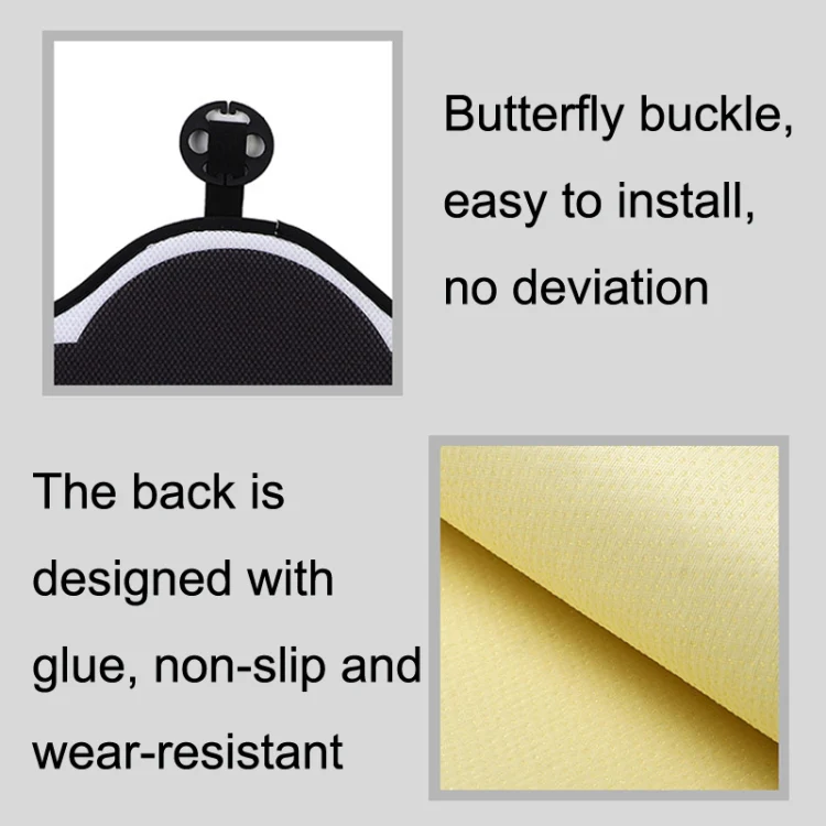 Ice Silk Simple Car Breathable Seat Cushion Cool Pad Summer Universal, Style: Honeycomb Flower Front Row - Image 3