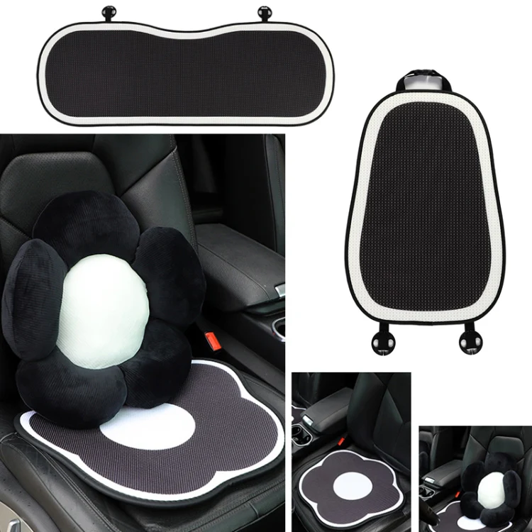 Ice Silk Simple Car Breathable Seat Cushion Cool Pad Summer Universal, Style: Honeycomb Flower Front Row - Image 5