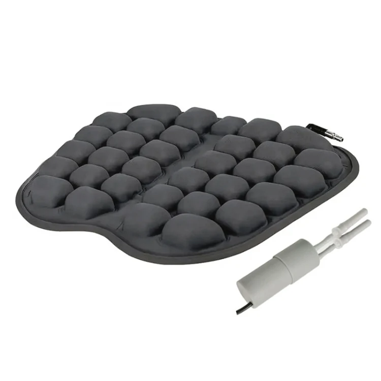 IN-SC003 Car Office Inflatable Airbag Seat Cushion, Style: Electric Water Inflatable Dual-Use (Black) - Image 2