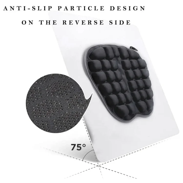IN-SC003 Car Office Inflatable Airbag Seat Cushion, Style: Manual Inflation (Black) - Image 5