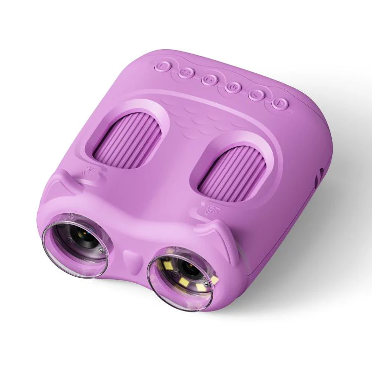 inskam 387 2MP 2-inch Display 2-in-1 Kids Digital Microscope & Binocular Telescope(Purple) - Image 2