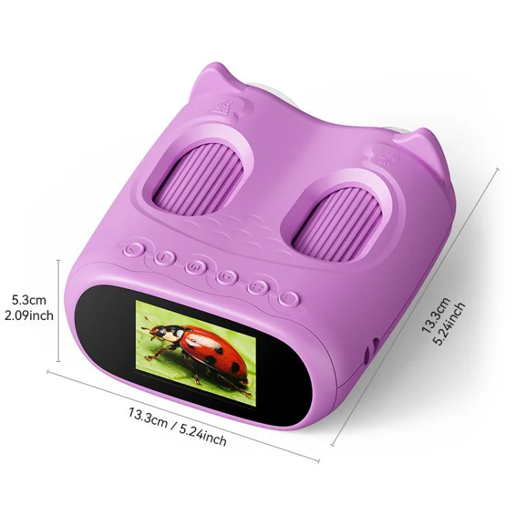 inskam 387 2MP 2-inch Display 2-in-1 Kids Digital Microscope & Binocular Telescope(Purple) - Image 4