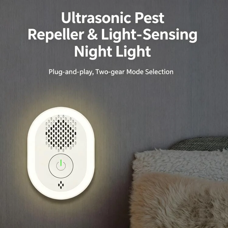 Intelligent Ultrasonic Mosquito Repellent Lamp, Household Silent Repeller For Mice, Insects & Cockroaches US Plug - Image 13