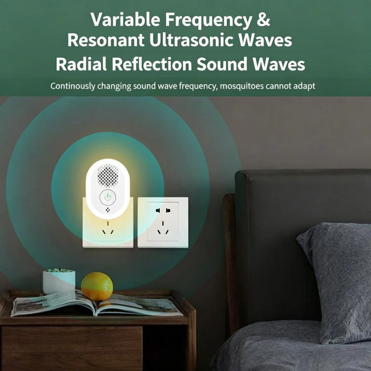 Intelligent Ultrasonic Mosquito Repellent Lamp, Household Silent Repeller For Mice, Insects & Cockroaches US Plug - Image 9
