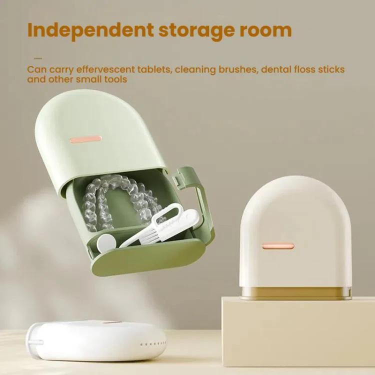 Invisible Braces Storage Case Portable Children Dental Orthodontic Storage Box(Green) - Image 11