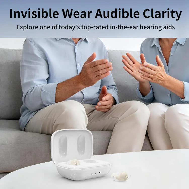 Invisible In-Ear Hearing Aid Smart Noise Reduction Sound Amplifier For Elderly - Image 6