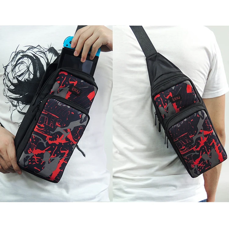 iplay HBS-167 Portable Shoulder Crossbody Storage Bag for Nintendo Switch - Image 9