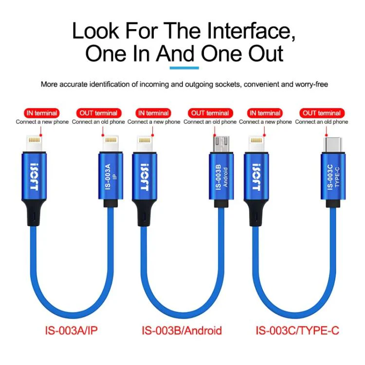 ISOFT IS-003B 8 Pin To USB Phone Repair Data Transfer Combo Cable - Image 3