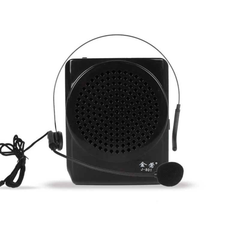 J-801 Portable Waist Hanging Microphone Teaching Voice Amplifier(UK Plug)