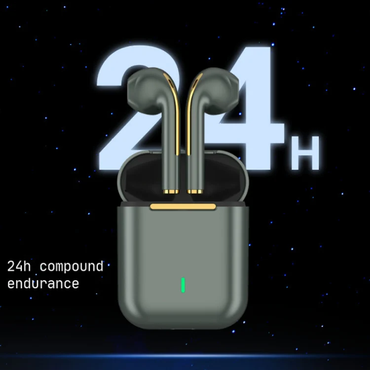 J18 Bluetooth 5.0 TWS In-Ear Wireless Earphones Long Battery Life Headphones(Blue) - Image 3