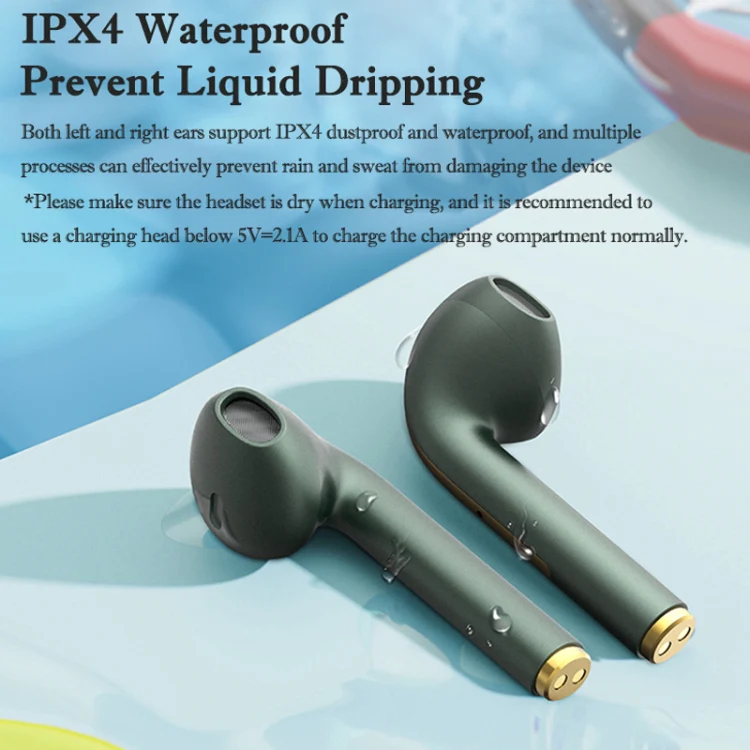 J18 Bluetooth 5.0 TWS In-Ear Wireless Earphones Long Battery Life Headphones(Blue) - Image 5