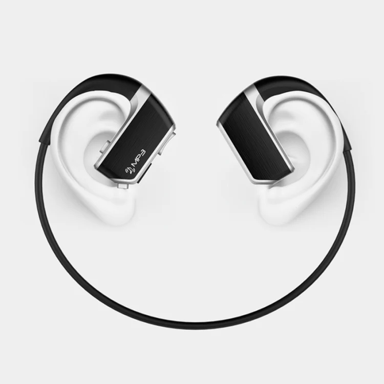 J2 Bluetooth 4.2 Binaural Hanging Type Wireless Sports Bluetooth Earphone, Built-in Memory (Silver) - Image 3