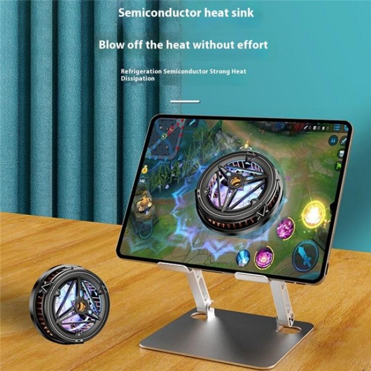 J23S Folding Height Adjustable Desktop Tablet Metal Cooling Holder(Silver) - Image 6